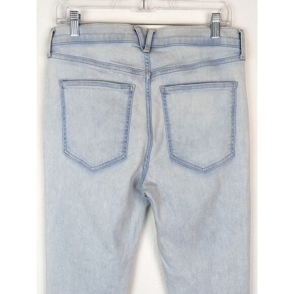 Veronica Beard Jeans Denim Debbie Ankle Skinny High Rise Light Wash Blue Size 31 - Picture 9 of 16